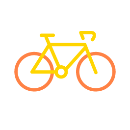 Das Icon von einem Fahrrad.